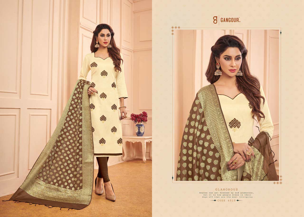 Chunri Vol-4 Gangour Nx Cotton Dress Materials Chunri Vol-4 Gangour Nx Cotton Dress Materials